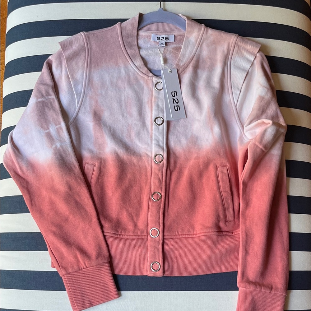 525 America Pink and White Ombre Jacket
